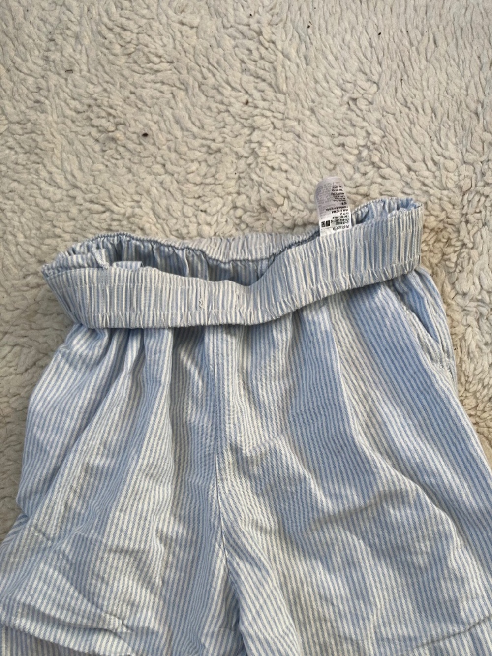 Uniqlo Low Rise Blue Stripe Boxer Shorts